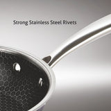 Alda Nero Triply Stainless Steel Non Stick Fry Pan 28cm