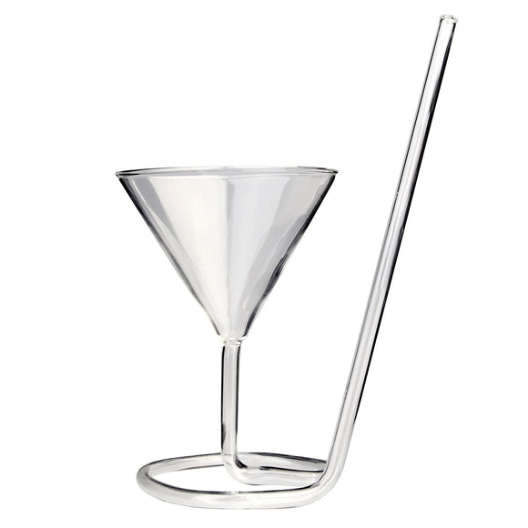 The Siptini Cocktail Glass 7. 7oz / 220ml - Novelty Martini Sipper Glass