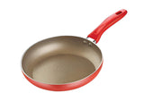 Prestige Omega Gold Induction Base Non-Stick Aluminum Fry Pan, 220mm/1.2 Litres, Metallic Red