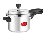 Pigeon by Stovekraft Calida Induction Base Aluminium Pressure Cooker with Outer Lid, 5 Litres