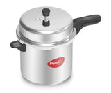 Pigeon by Stovekraft Deluxe Aluminium Pressure Cooker, 12 Litres,Silver