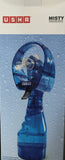 USHA Misty Handheld Fan with Mist Spray (Blue)