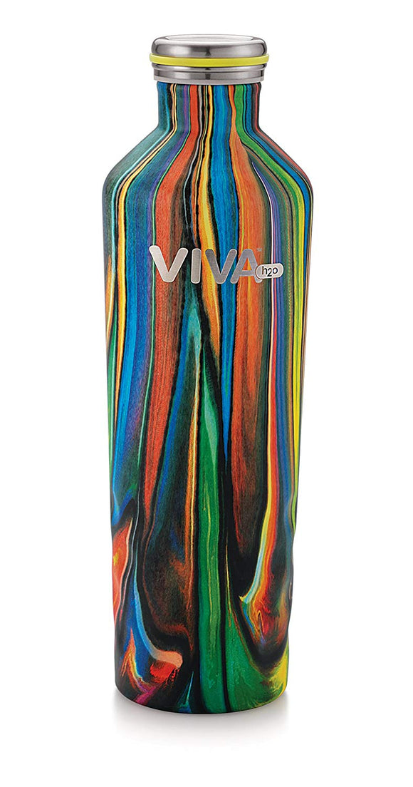 Viva H2O Double Wall Vacuum Insulated Travel SS Water Bottle, 750 ML