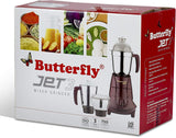 Butterfly Jet 750-Watt Mixer Grinder with 3 Jars (Cherry)