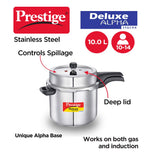 Prestige Svachh Deluxe Alpha Stainless Steel Pressure Cooker 10 Liters
