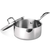 Treo by Milton Triply Stainless Steel Sauce Pan with Lid, 14 cm / 1000 ml