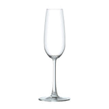 Ocean Madison Flute Champagne Glass 210ml, Transparent, Set Of 6