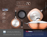 Bergner Infinity Chefs Aluminium Fry Pan, 28cm, Copper