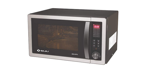 Bajaj 25 L Convection Microwave Oven (2504 ETC, Silver Grey)