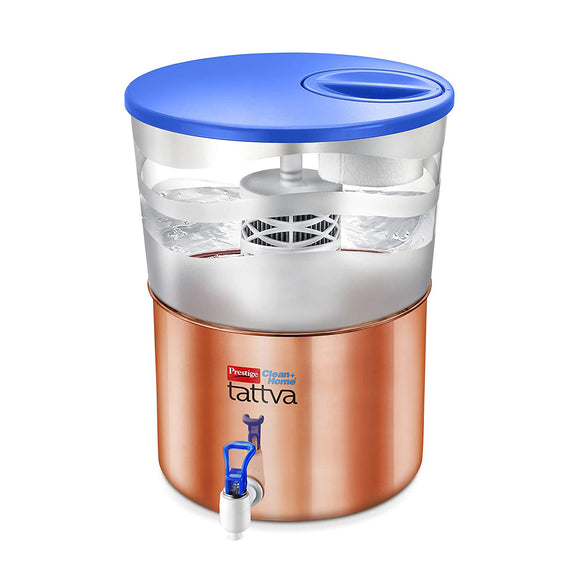 Prestige Tattva 2.1 copper 16-liter water purifier (Brown)