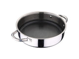 Bergner Hi-Tech Prism Stainless Steel Non-Stick Serving Pan, 28 cm