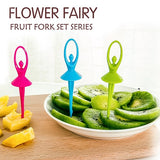 Flower Fairy Fruit Fork Set