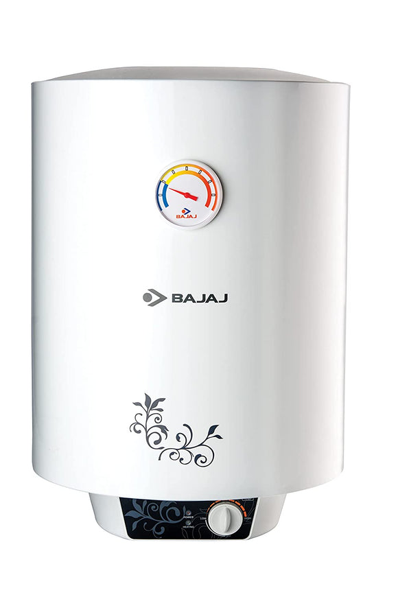Bajaj New Shakti Storage 25 Litre Vertical Water Heater, White, 4 Star